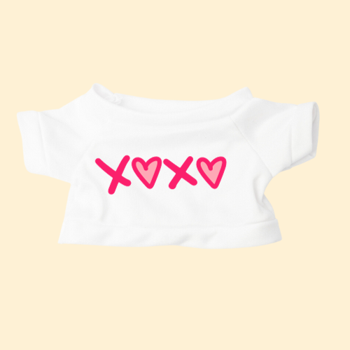 XOXO grahic White T-shift print as gifts in Australia