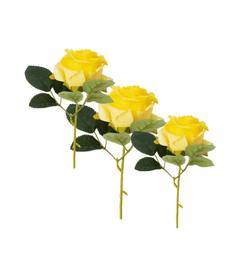 3 yellow rose add on to complete your plushie care package