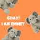 Elephant plush animal toys gift care package in Australia 