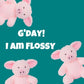 Pink pig plush animal toys gift care package in Australia 